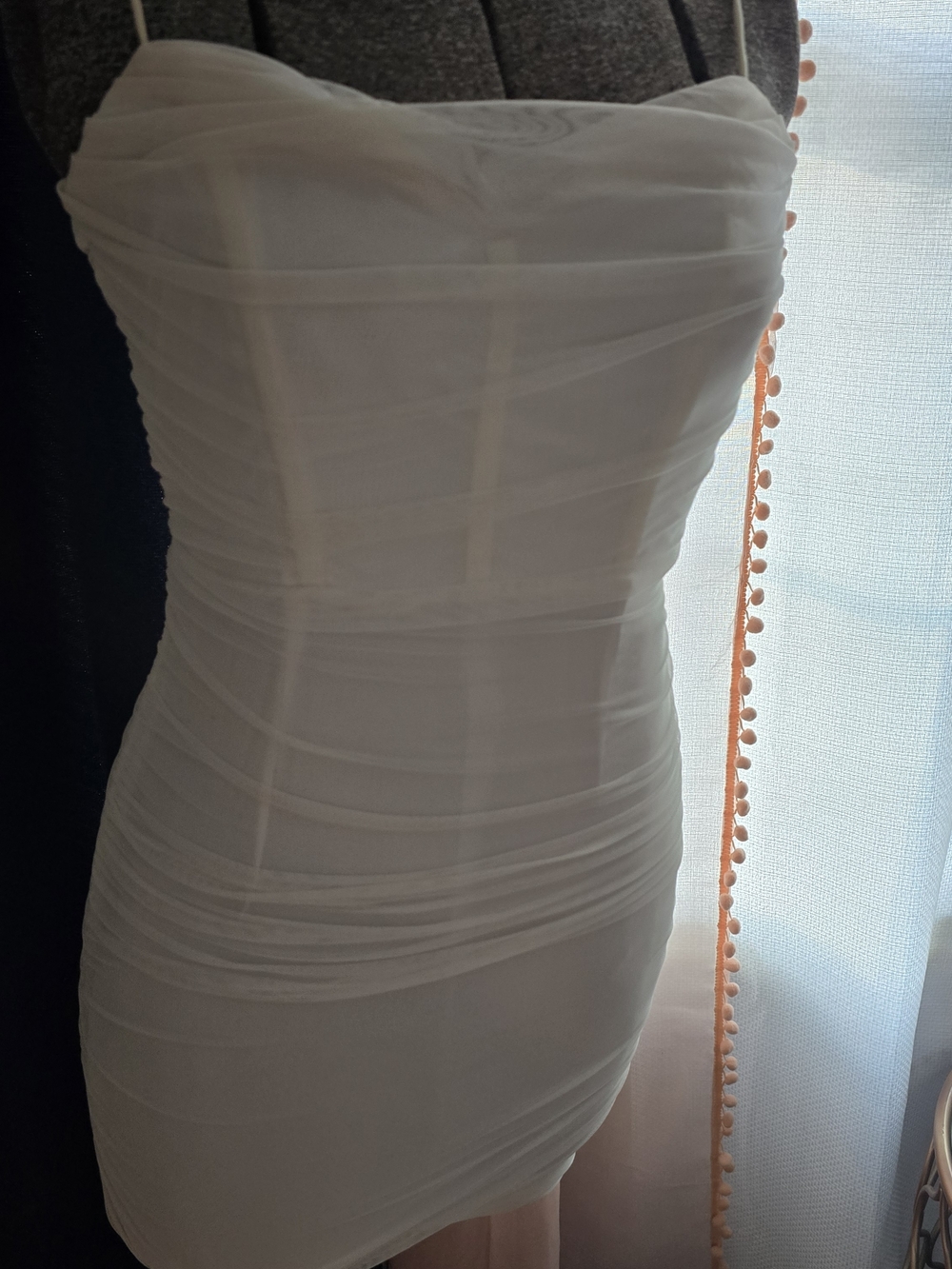 Princess Polly White Strapless Ruched Bodycon Dress
